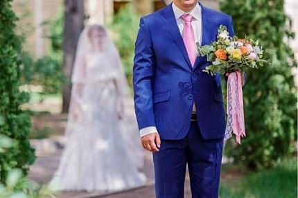 Нежная персиковая свадьба в парк-отеле Грумант